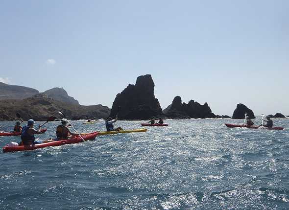 Excursión en Kayak por Cabo de Gata