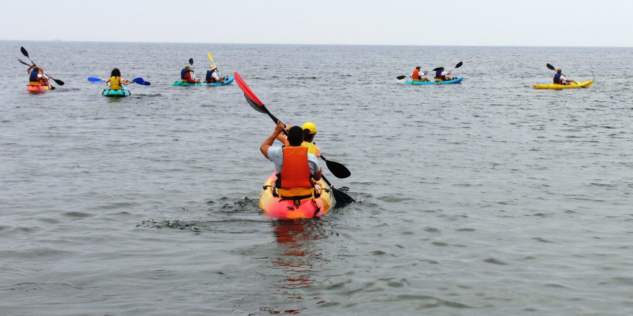 Excursión de Kayak por Cabo de Gata (Cala del Embarcadero de Los Escullos) 22-07-2017