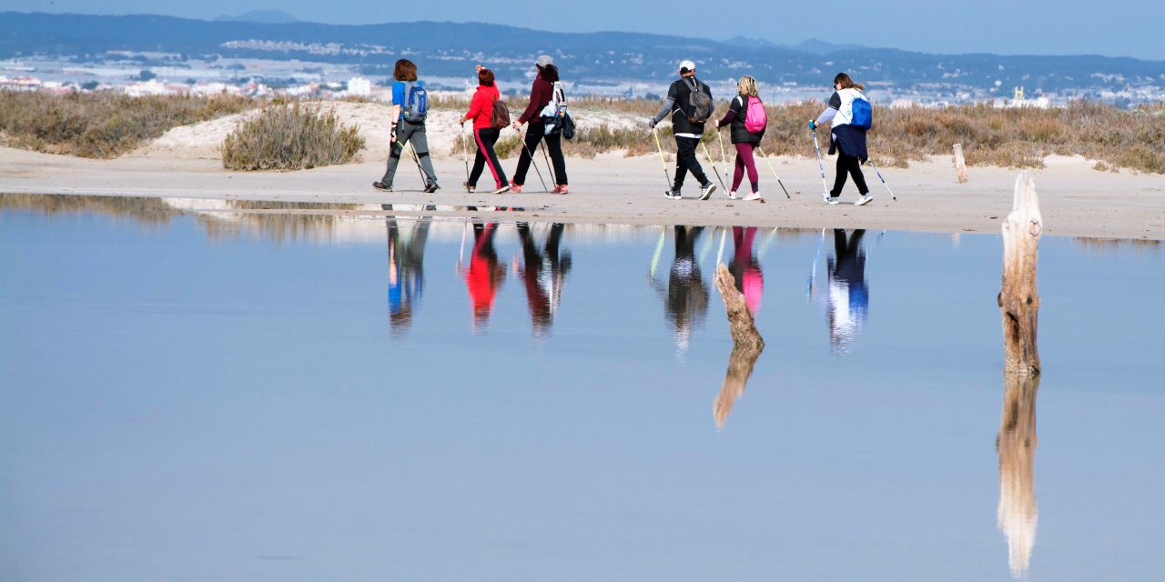 ITINERARIO PARA MEJORAR LA TÉCNICA DE MARCHA NÓRDICA.  (Almería).  Sábado, 13 de abril de 2019