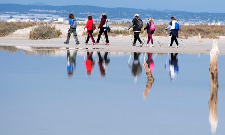 ITINERARIO PARA MEJORAR LA TÉCNICA DE MARCHA NÓRDICA.  (Almería).  Sábado, 13 de abril de 2019