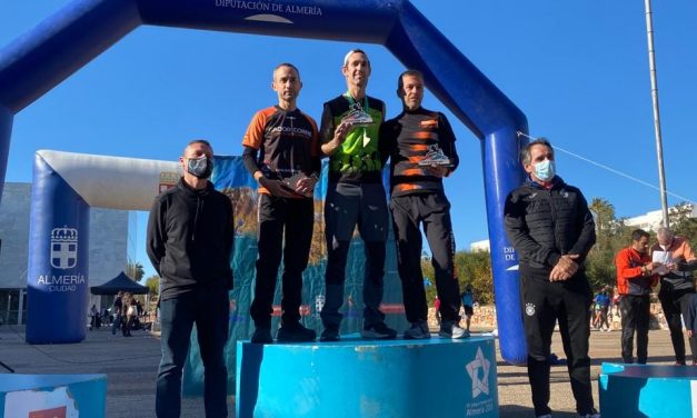 EL EQUIPO DE carreras por montaña de cóndor en la falco trail en cehegin y en la ultra de almería