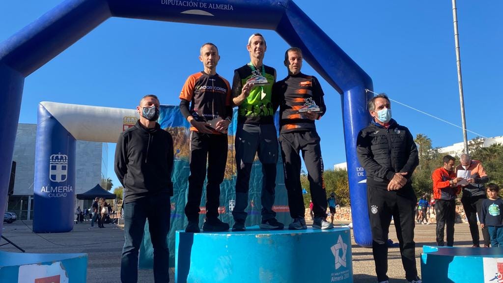 EL EQUIPO DE carreras por montaña de cóndor en la falco trail en cehegin y en la ultra de almería