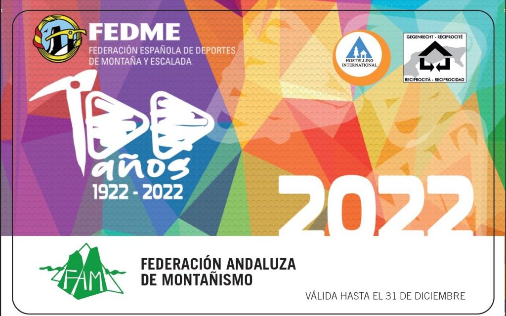 TRAMITACIÓN DE LAS LICENCIAS FEDERATIVAS DE MONTAÑISMO 2022