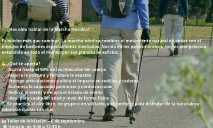 06/09/2025. TALLER DE INICIACIÓN DE MARCHA NÓRDICA