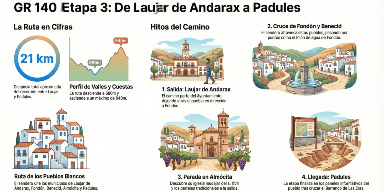 07.03.2026 GR-140 ETAPA 3. LAUJAR-PADULES