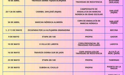 CALENDARIO TRIMESTRAL. SEGUNDO TRIMESTRE 2026