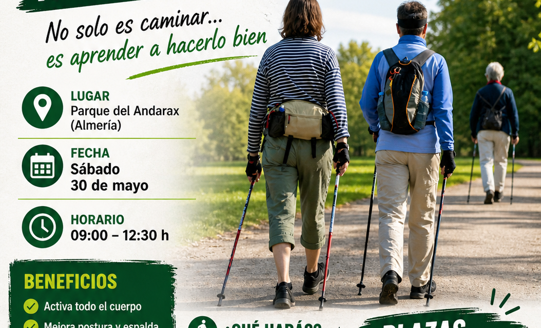 30.05.2026. TALLER DE INICIACIÓN DE MARCHA NÓRDICA