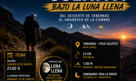 29.08.2026. ETAPA 7 GR- 140 DE TABERNAS AL COLATIVÍ