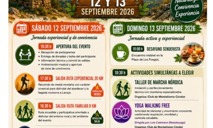 IV ENCUENTRO SENDERISTA «LOS FUEGOS DE LAROYA» 12 Y 13 DE SEPTIEMBRE.