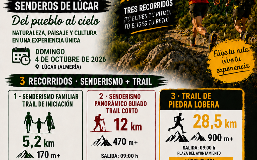 04.10.2026.  I  ENCUENTRO «SENDERO PIEDRA LOBERA»- LÚCAR (ALMERÍA)